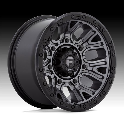 Fuel Traction D825 Matte Gunmetal Custom Truck Wheels 1